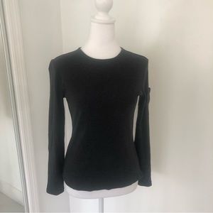 LAUREN RALPH LAUREN Women’s Dark Gray Crewneck Long Sleeve Sweater Sz XS